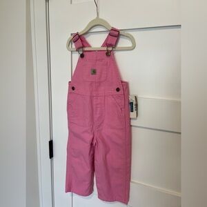 Pink Carhartt Girls Overalls 18M